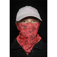 NOVO: Lahko se nosi kot maska, bandana, šal, rolka, trak ali ruta z liki Diareje